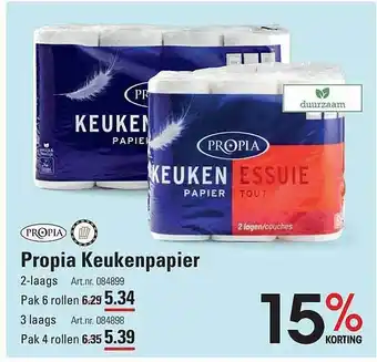 Sligro Propia keukenpapier aanbieding