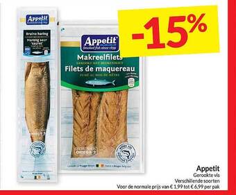 Intermarché Appetit gerookte vis aanbieding