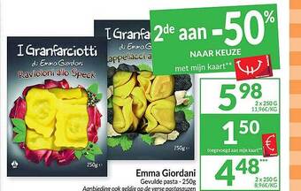 Intermarché Emma giordani gevulde pasta aanbieding