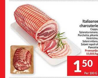 Intermarché Italiaanse charcuterie aanbieding