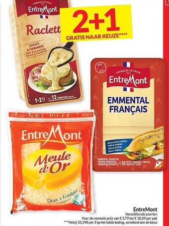 Intermarché Entremont aanbieding