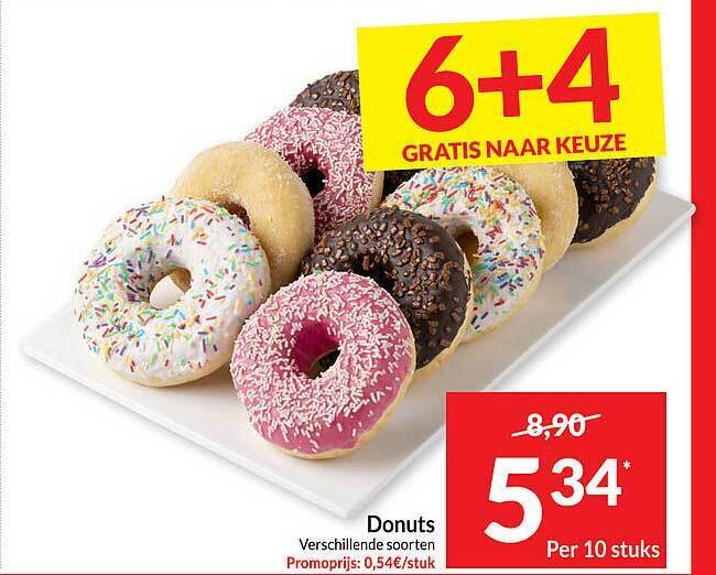 Donuts promotie bij Intermarché
