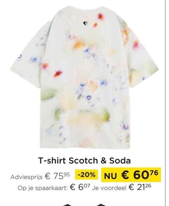 Molecule T-shirt Scotch & Soda aanbieding
