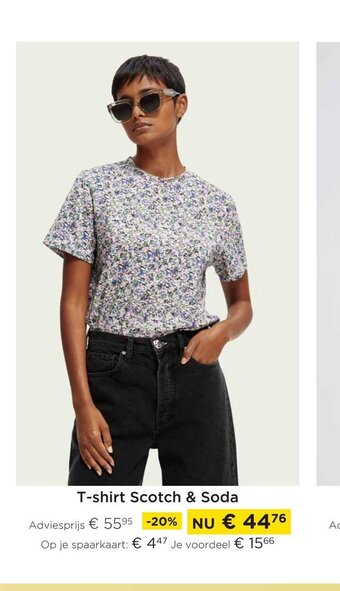 Molecule T-shirt Scotch & Soda aanbieding
