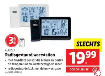 Lidl Auriol radiogestuurd weerstation aanbieding