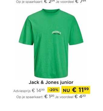 Molecule Jack & Jones junior aanbieding