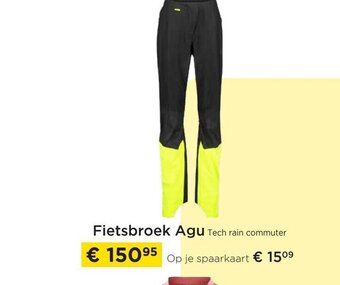 Fietsbroek Agu Tech rain commuter