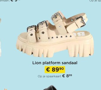 Molecule Lion platform sandaal aanbieding