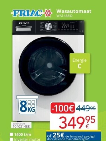 Eldi Wasautomaat aanbieding