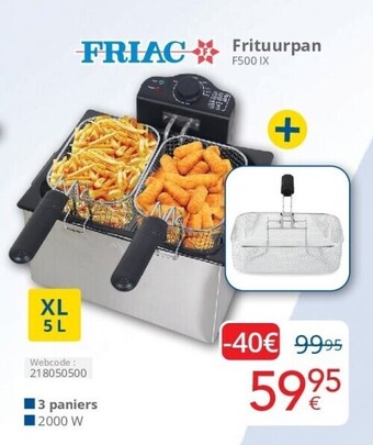 Eldi Friac frituurpan aanbieding