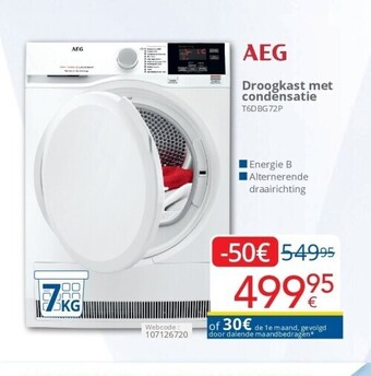 Eldi Droogkast met condensatie aanbieding