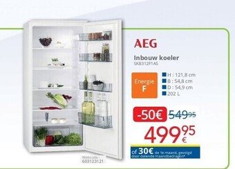 Eldi Inbouw koeler aanbieding