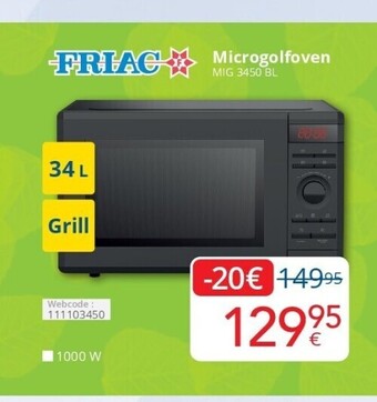 Eldi Friac microgolfoven aanbieding