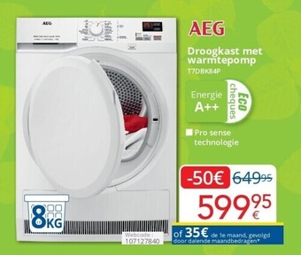 Eldi Droogkast met warmtepomp aanbieding