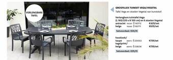 Dreamland Grosfillex tuinset vega-vegetal aanbieding