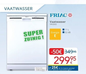 Eldi Vaatwasser aanbieding