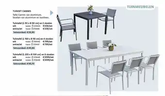 Dreamland Tuinset cannes aanbieding