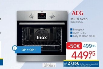 Eldi Multi oven aanbieding