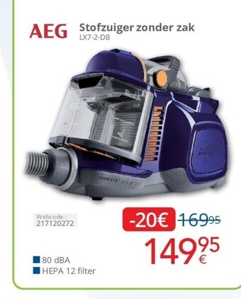 Stofzuiger zonder zak