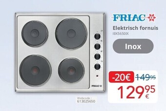Eldi Elektrisch fornuis aanbieding