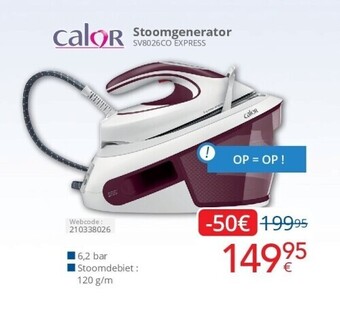 Eldi Stoomgenerator aanbieding