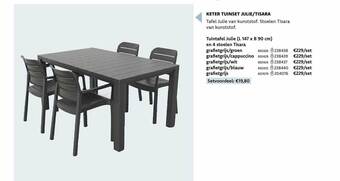Dreamland Keter tuinset julie-tisara aanbieding