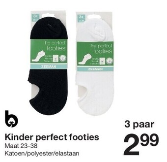 Zeeman Kinder perfect footies aanbieding