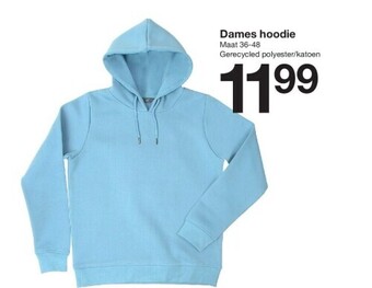 Zeeman Dames hoodie aanbieding