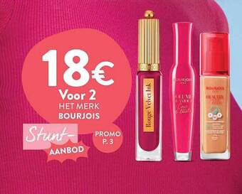 Di Bourjois aanbieding