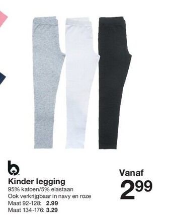Zeeman Kinder legging aanbieding