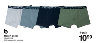 Zeeman Heren boxer aanbieding