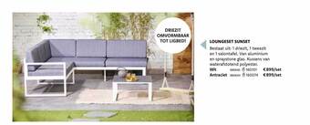 Dreamland Loungeset sunset aanbieding