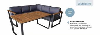 Dreamland Loungeset melton aanbieding