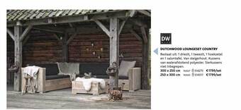 Dutchwood loungeset country