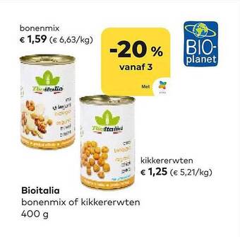 Bio Planet Bioitalia aanbieding