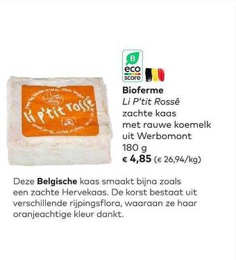 Bio Planet Bioferme aanbieding