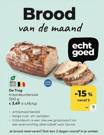 Bio Planet De trog aanbieding
