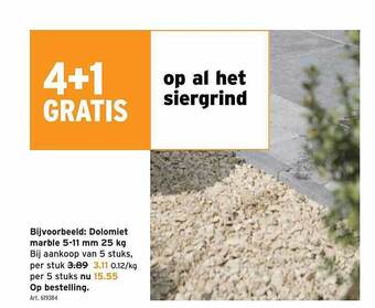 GAMMA Siergrind aanbieding
