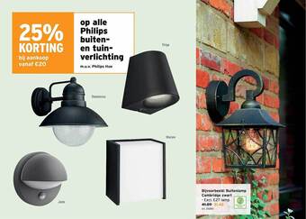 GAMMA Philips buiten- en tuinverlichting aanbieding