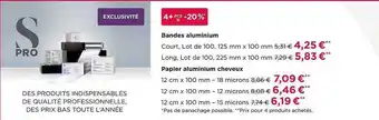Pro-Duo Bandes aluminium, papier aluminium cheveux aanbieding