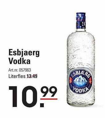 Sligro Esbjaerg vodka aanbieding