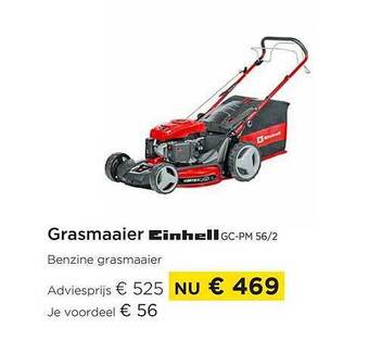 Molecule Grasmaaier einhell aanbieding