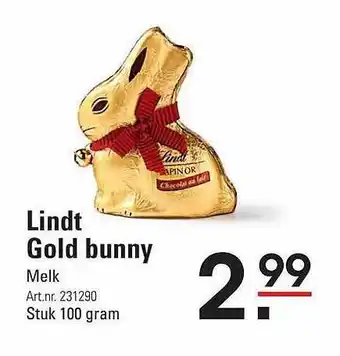 Lindt gold bunny