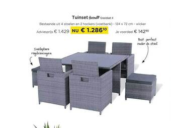 Molecule Tuinset aanbieding