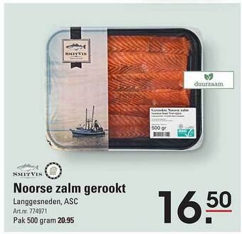 Sligro Noorse zalm gerookt aanbieding