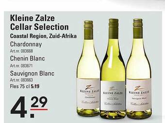 Sligro Kleine zalze cellar selection aanbieding