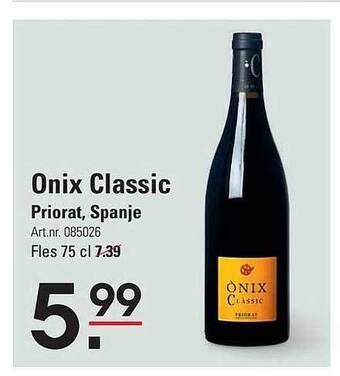 Sligro Onix classic aanbieding