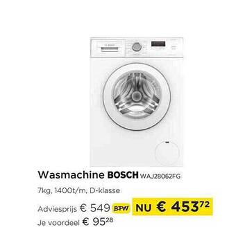Molecule Wasmachine bosch aanbieding