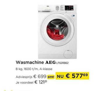 Molecule Wasmachine aeg aanbieding