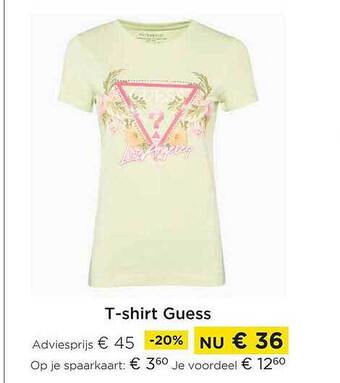 Molecule T-shirt guess aanbieding